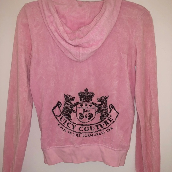 Juicy Couture Tops - Juicy Couture Light Pink Terry Jacket